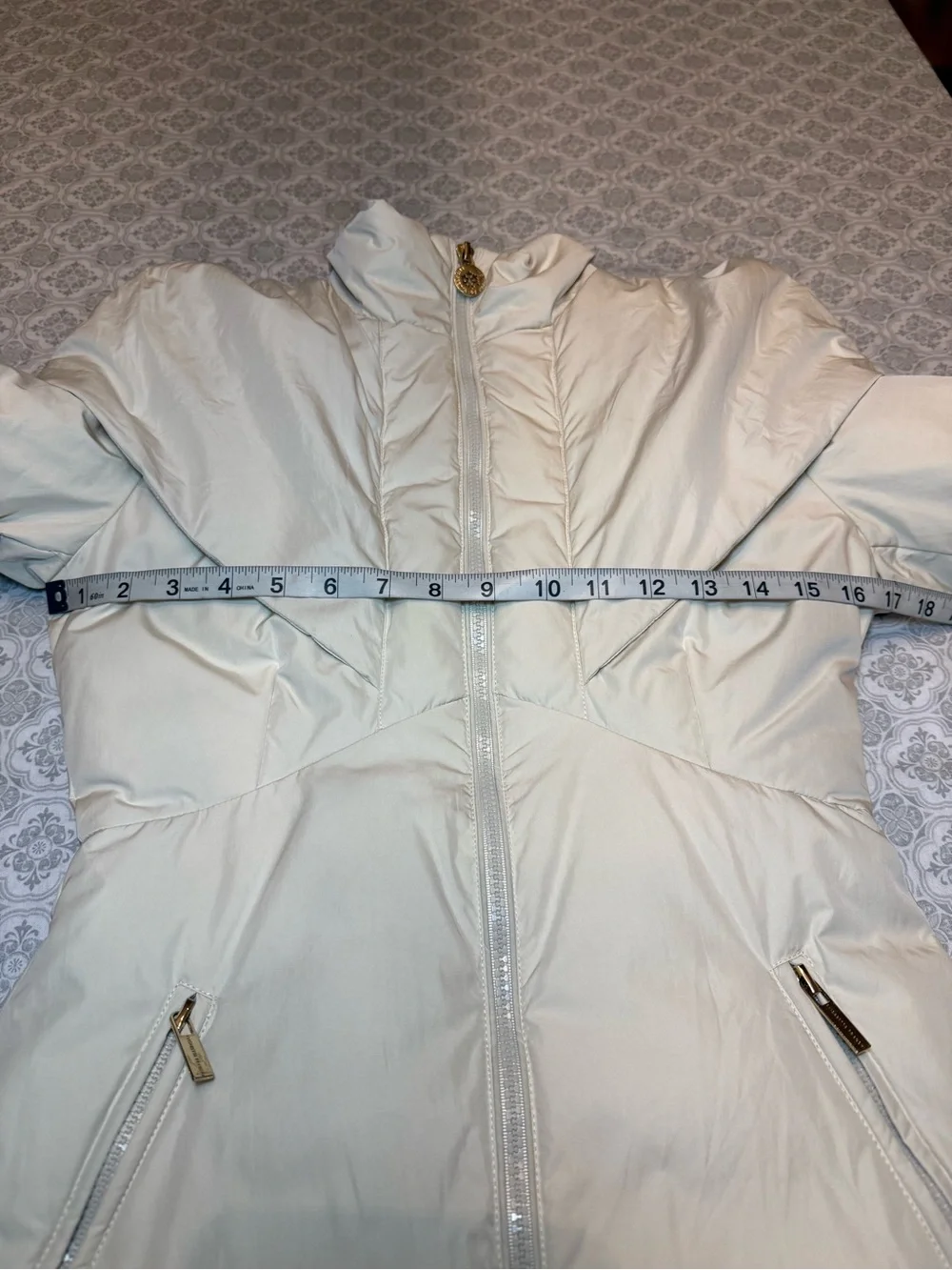 Elisabetta Franchi icy duck down puffer jacket Size 38